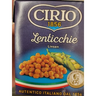 CIRIO 1856 Autentico Italiano DAL LENTICCHIE 380g