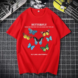 D01 มี7สีให้เลือกSize(S-3XL) ใหม่2022ยอดฮิตเสื้อทีเชิร์ตเสื้อยืดคอกลมแฟชั่นunisexเสื้อยอดฮิตลาย เสื้อแขนสั้น