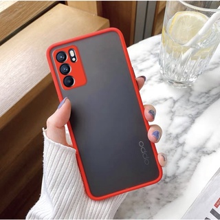 Case OPPO A16 เคสโทรศัพท์ Oppp A16 เคสกันกระแทก ปุ่มสีผิวด้าน กันรอยกล้อง ขอบนิ่มหลังแข็ง ส่งจากไทย