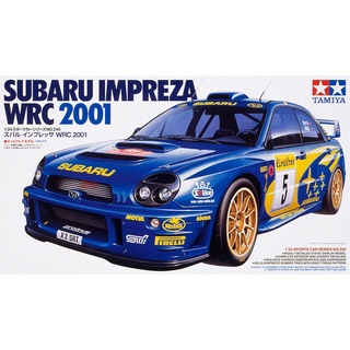 🏆 TAMIYA 24240 ชุดประกอบจำลองมาตราส่วน 1:24 SUBARU IMPREZA WRC 2001 โมเดลประกอบ ต้องไปสร้างและทำสีเอง