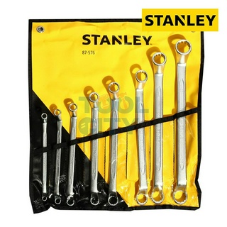 STANLEY 87-576 ชุดประแจแหวน 75 องศา 8 ชิ้น