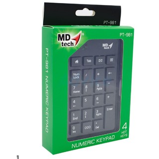 Md Tech แป้นตัวเลข Numberic Keypad PT-981