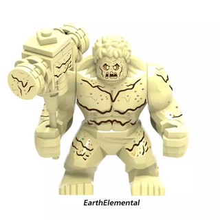 บล๊อคตัวต่อบิ๊กฟิกเกอร์ Super Hero บรรจุถุง Spiderman big figure (Earth Elemental) POC0112