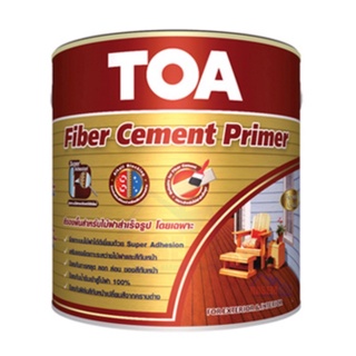 TOA ทีโอเอ ไฟเบอร์ซีเมนต์ ไพร์เมอร์  สีรองพื้นไม้ T1000 TOA Fibercement Primer  T1000