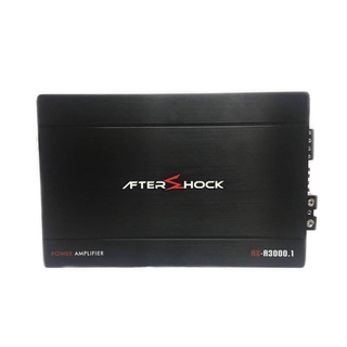 เพาเวอร์แอมป์ติดรถยนต์แรงๆดีๆ AFTER SHOCK รุ่นAS-A3000.1 CLASS D 3000w.MAX สีดำ  เครื่องเสียงติดรถยนต์,เพาเวอร์ติดรถยนต์