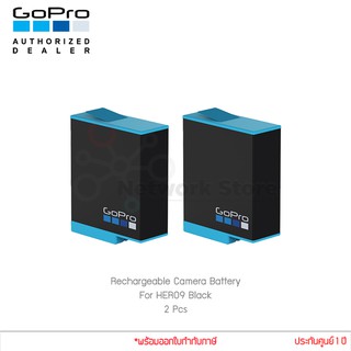 GoPro rechargeable battery แบตเตอรี่โกโปร HERO9 HERO10 HERO11 แบตโกโปร ชุด 2 ชิ้น ประกันศูนย์