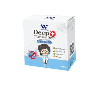 CastleC Wowrina Deep Cleansing Soap สบู่ ลดปัญหาสิว ใช้ได้ทั้งผิวหน้าและผิวกาย