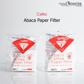 CAFEC Abaca Paper Filter Size 01 02 (Cone Shape) V60 | Filter for Pour Over l กระดาษกรอง