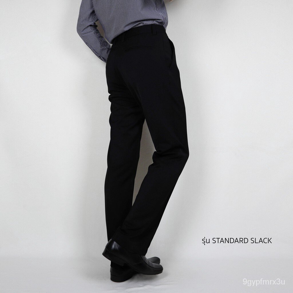 กางเกงสแล็ครุ่น STANDARD SLACK ทรง SLIM STRAIGHT - JOHN MERRY JCe0