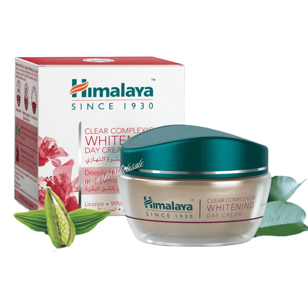 Himalaya Whitening day cream 50 ml.(สำหรับฝ้า กระ กลางวัน)