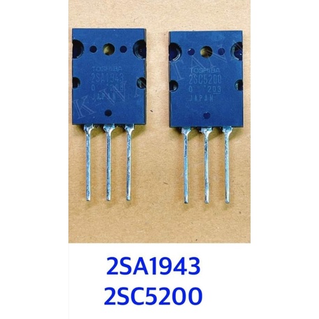 Transitor ทรานซิเตอร์ เบอร์ 2SA1943-2SC5200 ยี่ห้อ​ Toshiba ของแท้​
