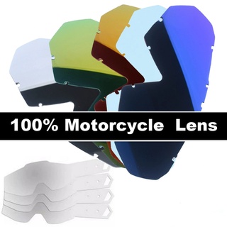 100% เลนส์รถจักรยานยนต์ แว่นตาสํารอง เลนส์ใส / เลนส์สีเงิน / ฟิล์มป้องกัน Moto / MTB อุปกรณ์เสริมรถจักรยานยนต์