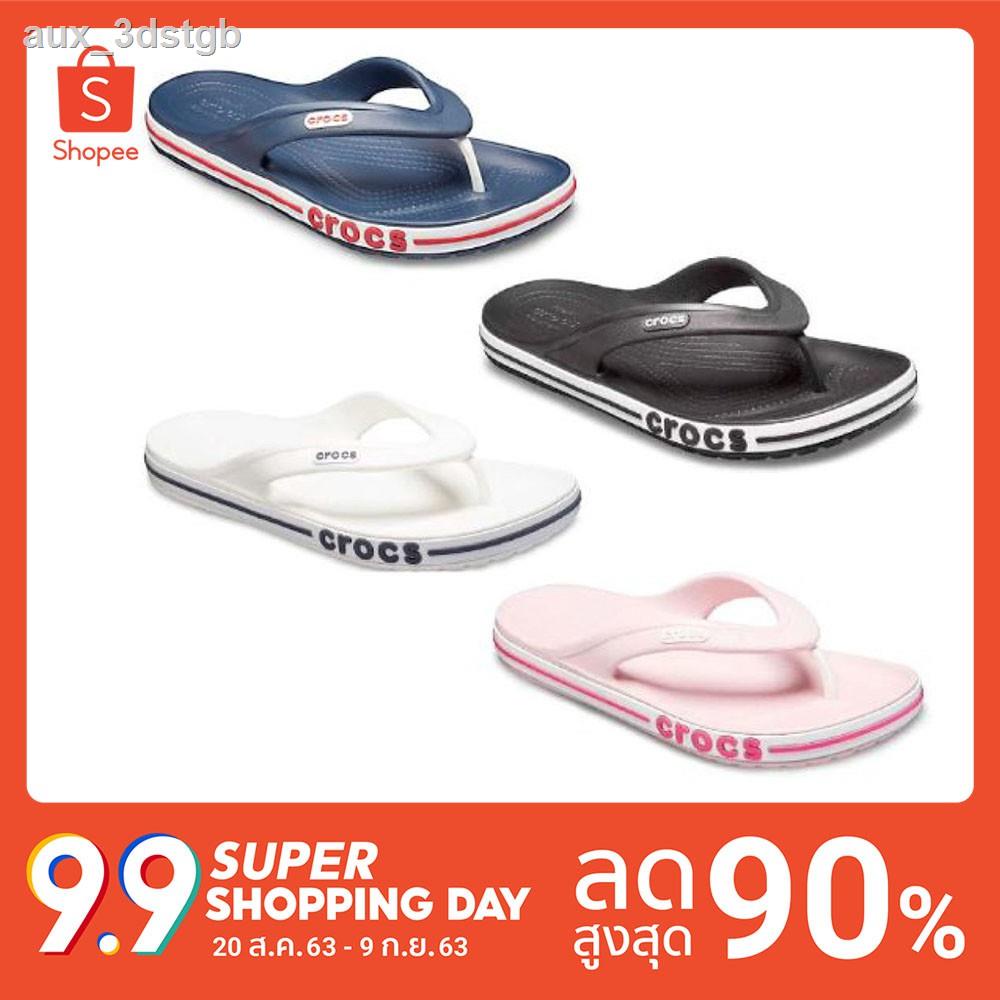▽ↂ✙Crocs Men's and Women's Babyband Flip - สินค้าเป็นของแท้ ราคาถูก ที่สุด RC42