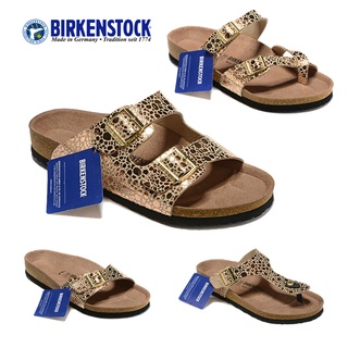 BIRKENSTOCK รองเท้าแตะ พื้นทรงแบน เหมาะกับเดินชายหาด แฟชั่นฤดูร้อน สําหรับผู้หญิง