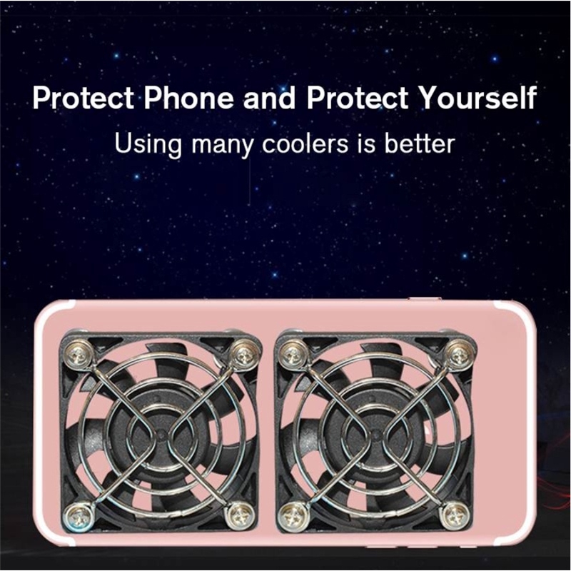 Universal Portable Phone Radiator Cooling Fan Cooler Stand Holder ...