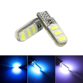 หลอดไฟหรี่ LED T10 5630 6 SMD W5W W2.1x9.5d 192 194 168 12V สีขาว สําหรับจอดรถยนต์ 1 ชิ้น