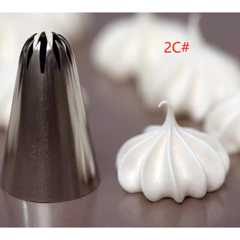 BY หัวบีบเบอร์2C หัวบีบครีม หัวบีบเค้ก ถูกที่สุด