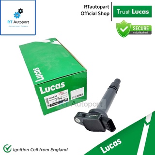 Lucas คอยล์ Toyota Yaris NCP152 ปี15-20 ACV50 ปี13-18 / คอยล์ คอยล์หัวเทียน / ICD630