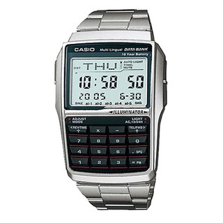 Casio นาฬิกาผู้ชาย สายสแตนเลส สีเงิน  รุ่น DBC-32D-1ADF,DBC-32D,DBC-32D-1A