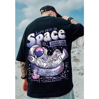 เสื้อไซส์ใหญ่ พิเศษ!!! เสื้อยืด คนอ้วน คอกลม เนื้อนุ่ม ลาย Space ใส่สบาย คอตตอน ใหญ่สุด ใส่สบาย ลายคมชัด ใหญ่มาก