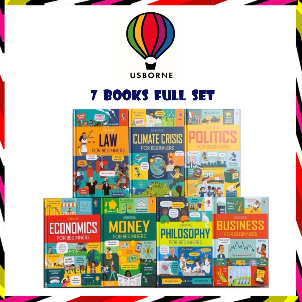 หนังสือ Usborne Business Economic Usborne หนังสือ Usborne หนังสือ 7 เล่ม ปกแข็ง ปรัชญาธุรกิจ Money P