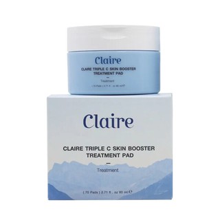 Claire Triple C Skin Booster แคลร์ เซรั่มแบบแผ่นสำลี แบบกระปุก