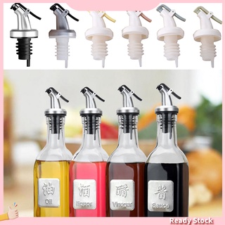 (Malukusk) Oil Bottle Pourer Durable Leak-proof Flip Top Olive Oil Dispenser for Kitchen