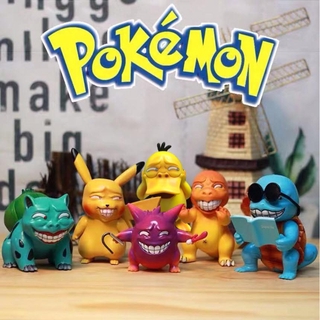 (พร้อมส่ง) โมเดล โปเกมอน ปิก้าจู กวนๆ ฟิกเกอร์ โมเดล Figure Model Pokemon กวนตีน PVC