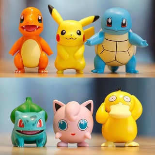 โมเดล โปเกม่อน 6 ตัว คละแบบ Pokemon figure6pcs