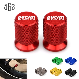 จุกปิดลมยางรถ แบบอลูมิเนียม CNC สําหรับ Ducati Monster 821 696 795 797 2013- 2016 2017 2018 2019