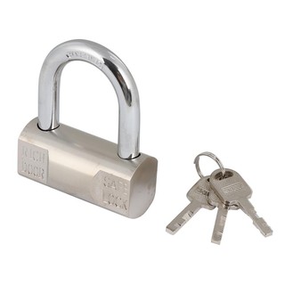 **พร้อมส่ง**กุญแจลูกปืน RICHDOOR HAMMER LOCK 70 MM สีสเตนเลส PADLOCK HAMMER LOCK 70MM STAINLESS STEEL