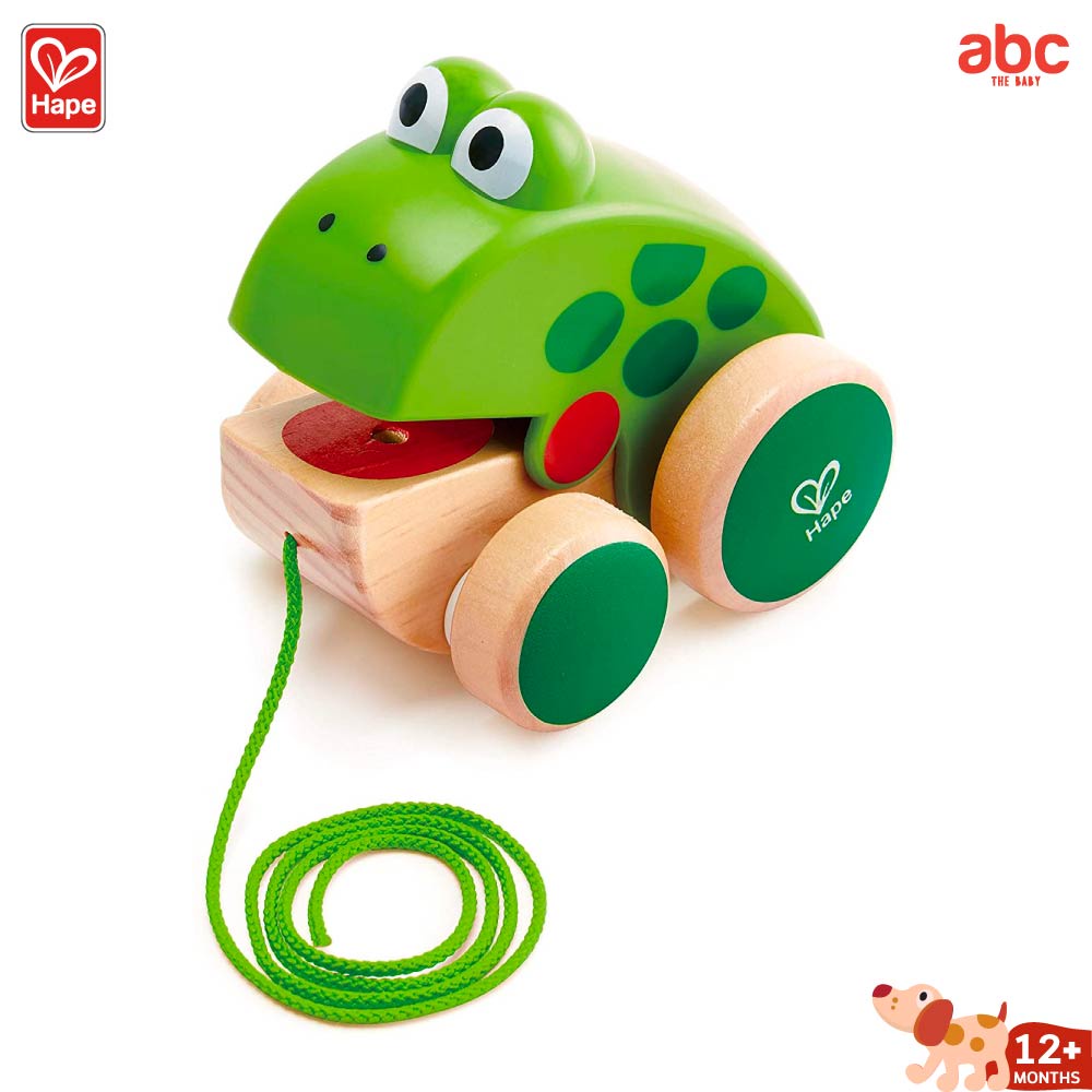 Hape - Frog Pull Along เจ้ากบงับๆ ลากจูง 12M+ รูปที่ 2