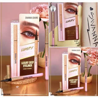 sivanna luxury deep eyeliner es8008 อายไลน์เนอร์ คมกริ๊บ กรีดง่าย กันน้ำ**ของแท้ พร้อมส่ง