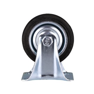 RIGID CASTER WHEEL 3" FITT 037075 RUBBER BLACK ลูกล้อ RUBBER BLACK FITT แป้นตาย 3 นิ้ว 037075 ลูกล้อ อะไหล่เฟอร์นิเจอร์