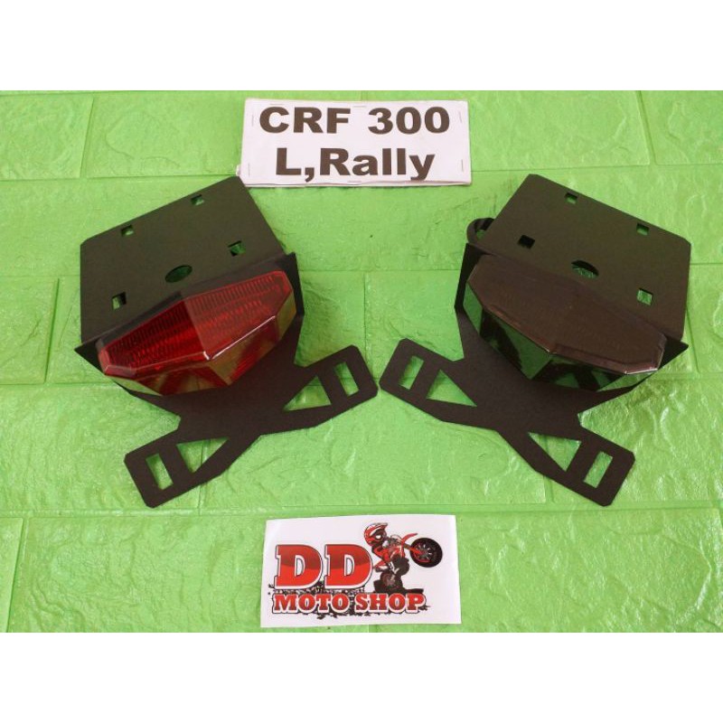 ท้ายสั้น CRF300L CRF300RALLY #โครงเหล็กหนา 1.2 มม. ไฟท้ายCRF300
