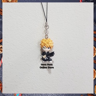 🖤🧡 กาชาปอง บลีช เทพมรณะ 🧡🖤 พวงกุญแจ คุโรซากิ อิจิโกะ บลีช เทพมรณะ 🧡🖤 Gashapon Bleach - Kurozaki Ichigo 🖤🧡