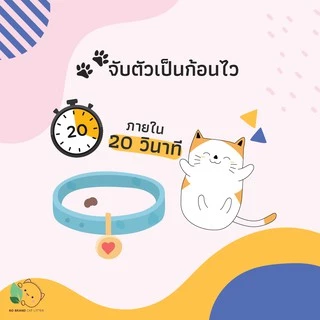 ทรายแมว No Brand กากมันสำปะหลัง ธรรมชาติ ดูดซับ 6 ลิตร เก็บกลิ่นดีที่สุด ทิ้งชักโครกได้ ลูกแมวใช้ได้