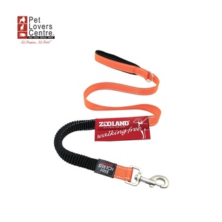 Zooland รุ่น STRETCH FREE ZSF-120 FLEXIBLE LEASH Size M สีส้ม