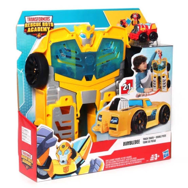 playskool heroes transformers rescue bots academy bumblebee track tower