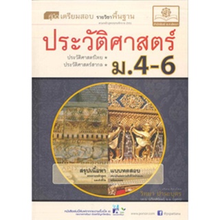 9786162017100 : คู่มือเตรียมสอบประวัติศาสตร์ไทย-สังคม ม.4-6