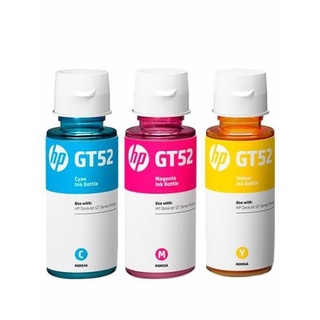 GT52ขวดดำ (90ml) GT52ขวดสีแดง (70ml) GT52ขวดสีฟ้า (70ml) GT52ขวดสีเหลือง(70ml GT ชุด 4 สี ไม่มีกล่