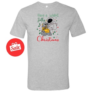 เสื้อเชิ้ต ลาย Have A Wall-E Jolly Christmas สําหรับผู้ชาย เสื้อเชิ้ต ลายดิสนีย์ ของขวัญคริสต์มาส เสื้อเชิ้ต สําหรับปาร์