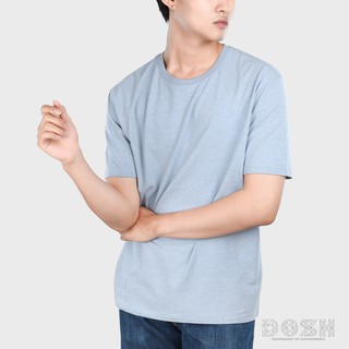 DOSH BASIC-T SHIRTS เสื้อยืด คอกลม แขนสั้น FUMT5001-LB