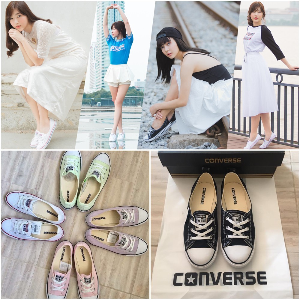 💯 (แท้แน่นอนไม่ต้องถามย้ำจ้า) All รองเท้า พาสเทล ขาว star bet ดำ Converse ของแท้