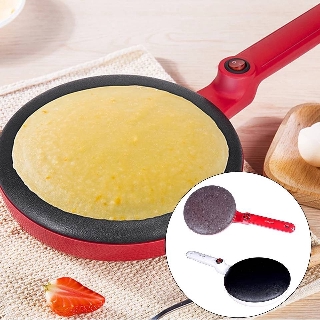 กระทะเครป กระทะแพนเค้ก กระทะไฟฟ้า Crepe Maker ปุ่มควบคุมหนึ่งปุ่มใช้งานง่าย -สินค้ามีพร้อมส่ง-