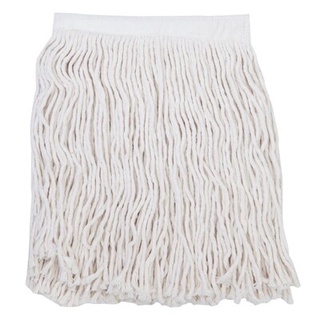 อะไหล่ผ้าม็อบ 10 นิ้ว สีขาว SUPERCAT ไม้ถูพื้น ไม้รีดน้ำ Mop cloth spare parts 10 inches white SUPERCAT
