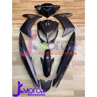 12​ชิ้น​ ชุดสี YAMAHA​ NOUVO​ ELEGANCE​ 135​cc.​ แฟริ่ง​ใหม่ " แท้ " เบิก​ YAMAHA สีเทาเมท