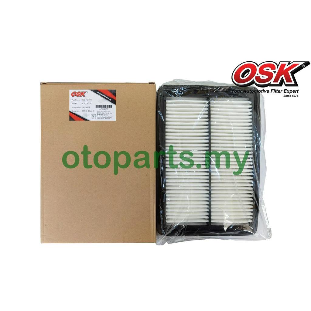 กรองอากาศ OSK A-N3304P สําหรับ Nissan Xtrail X-Trail T32