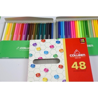 สีไม้ Collen ยาว 48 สี NO.775 (2 ถาด)