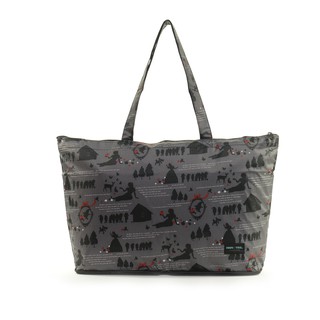 HAPITAS กระเป๋าพับ กระเป๋าสะพาย ทรง Tote Bag  ลาย Princess Gray